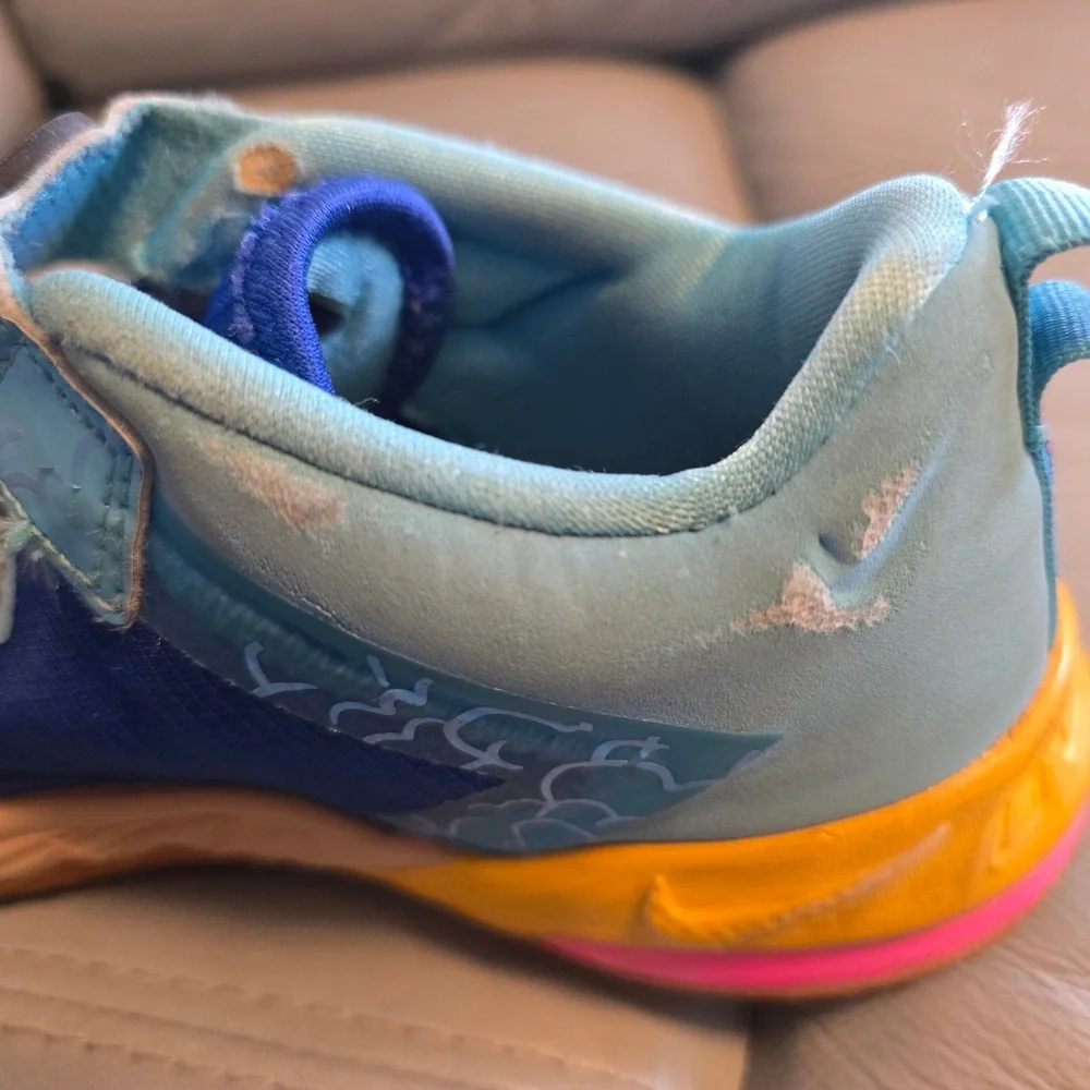 Nike LeBron 18 Low Space‎ Jam Wile E vs Roadrunner Kids Shoes DJ3761-401 Size 2Y
